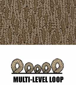 We carry multi level loop carpet